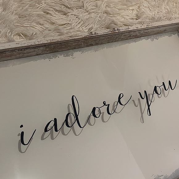 Hand Written Picture in Vintage Frame - Picture 2 of 3